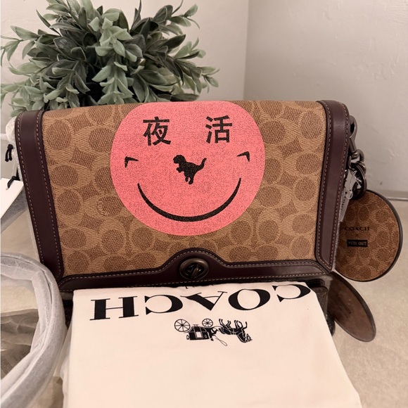 Coach Handbags - Coach X Rexy Yeti Out Riley Bag With Charm1